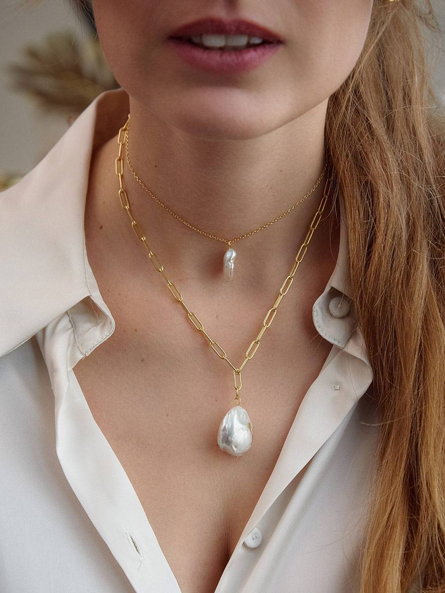 Designer Gold Plated Necklace With 