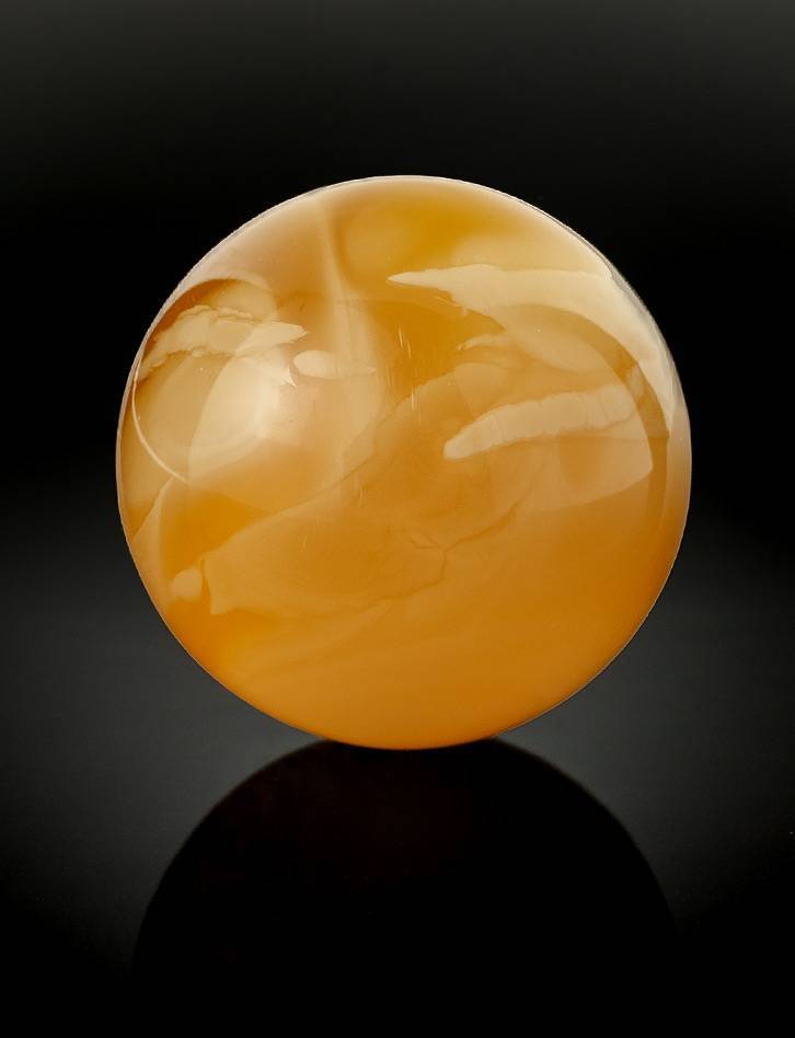 Honey Amber Ball Shaped Stone, image , picture 2