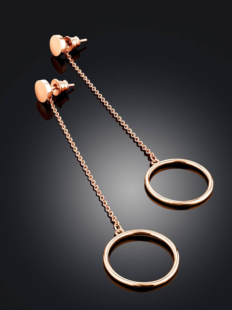 Chic Rose Gold Plated Silver Dangles The ICONIC, image , picture 2