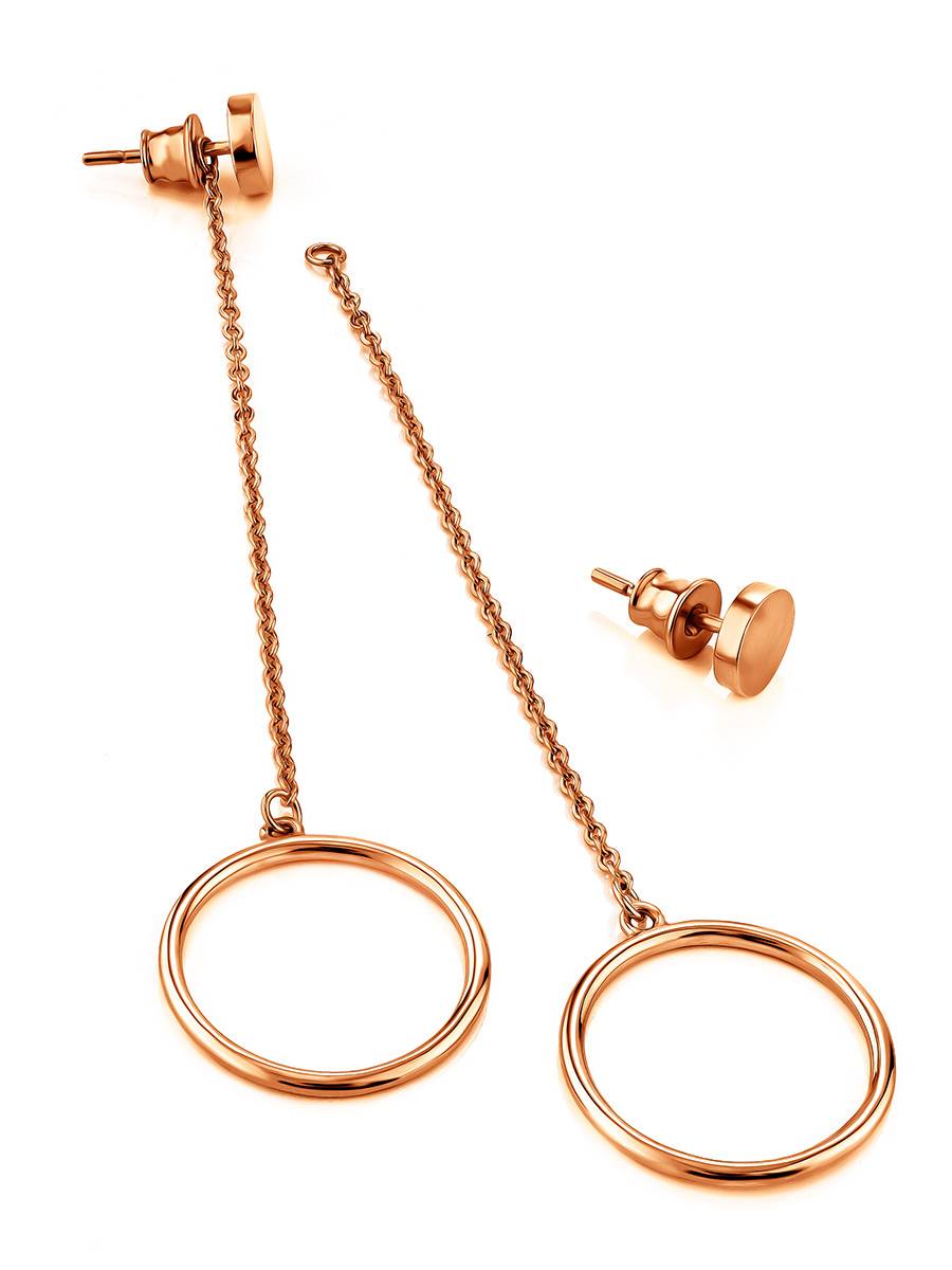 Chic Rose Gold Plated Silver Dangles The ICONIC, image , picture 3