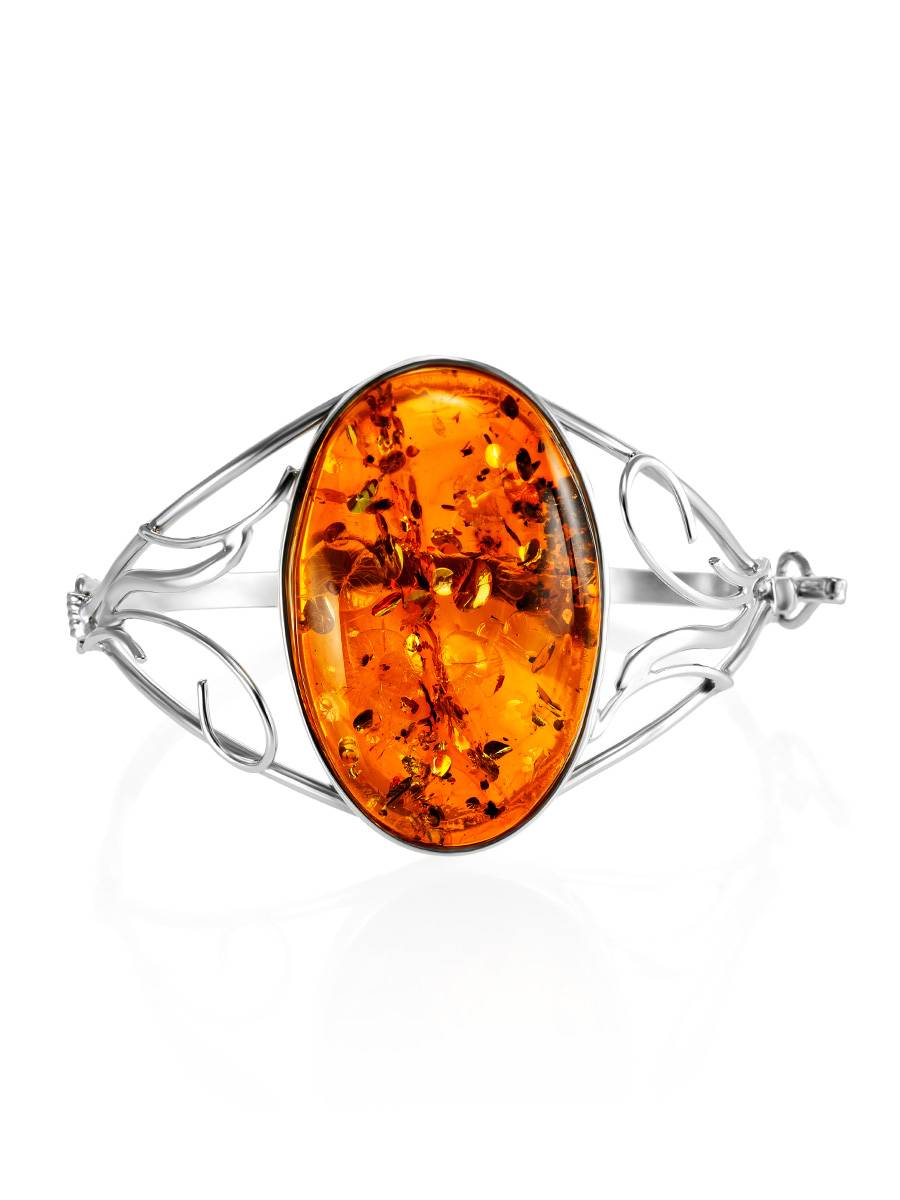 Fabulous Handcrafted Silver Amber Bracelet The Rialto, image 