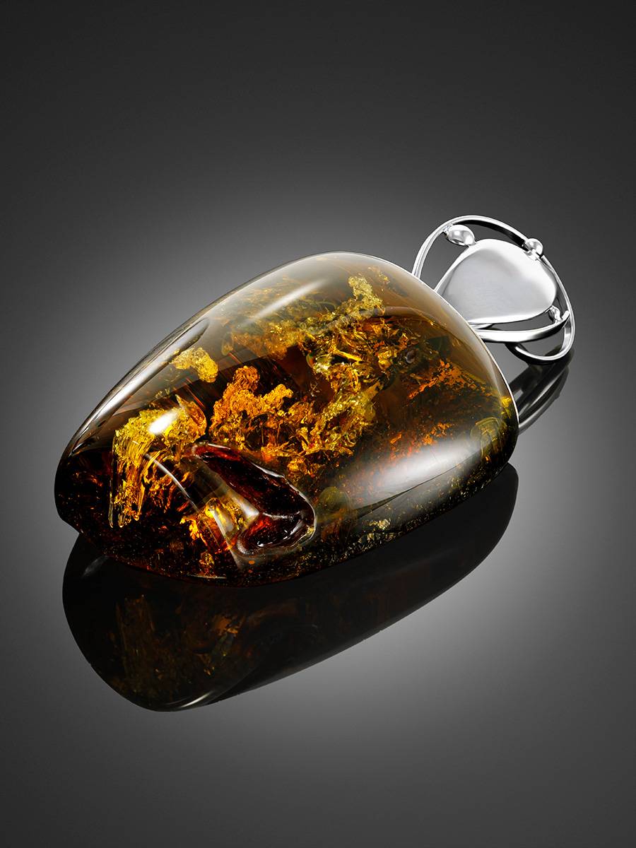 Gorgeous Textured Amber Pendant, image , picture 4