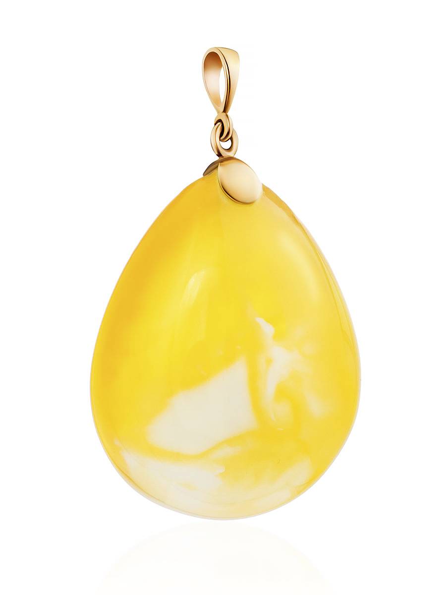 Luminous Gold Amber Pendant, image , picture 3