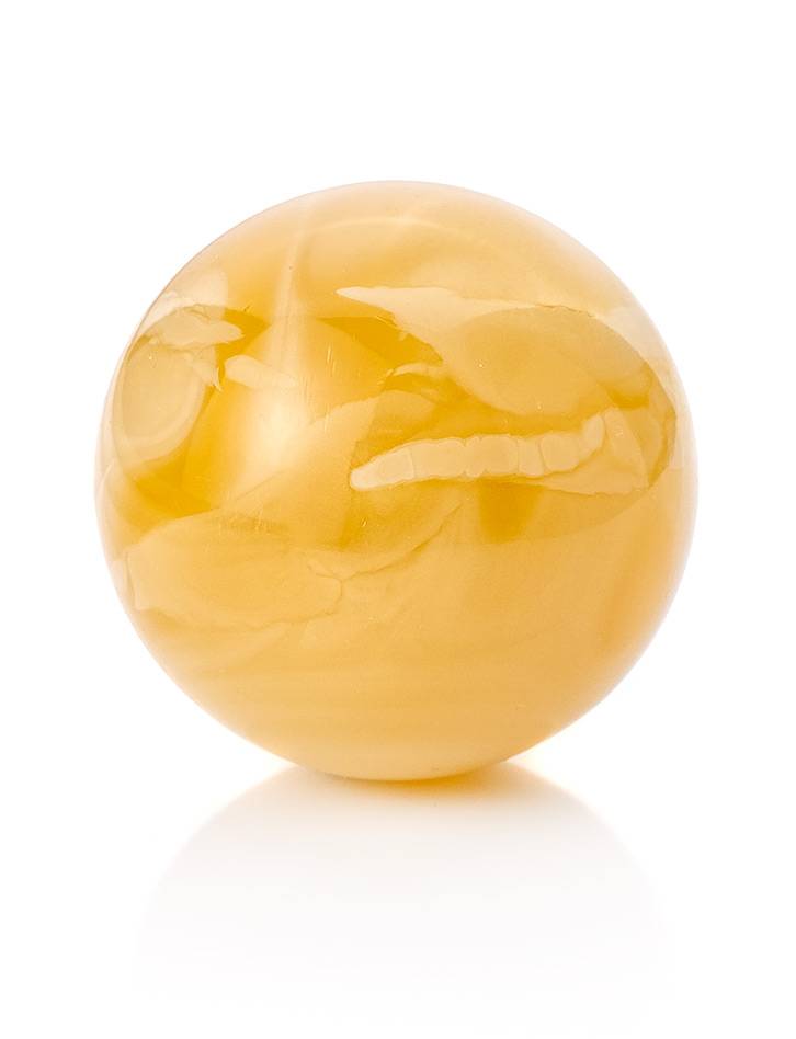 Honey Amber Ball Shaped Stone, image 