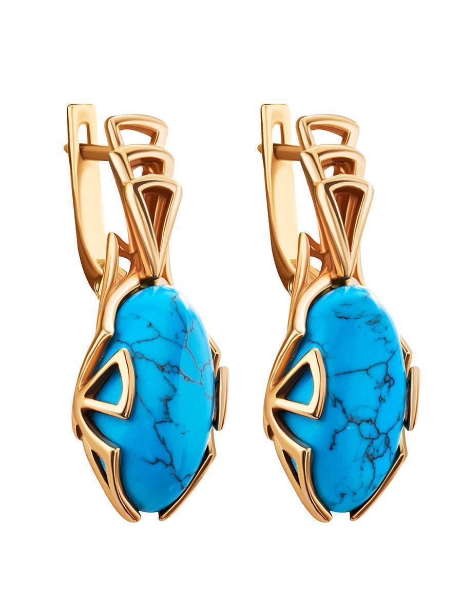 designer turquoise earrings