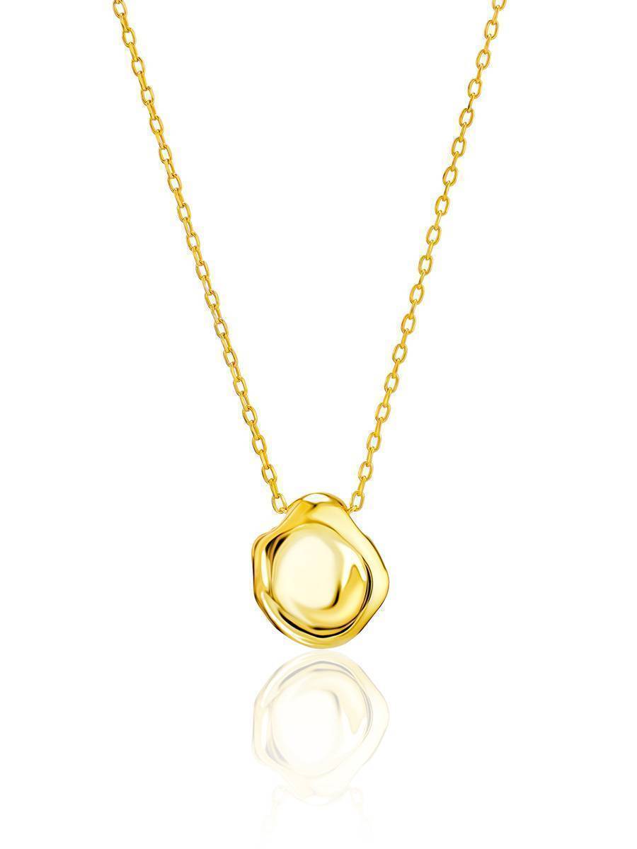 18ct gold necklace with pendant