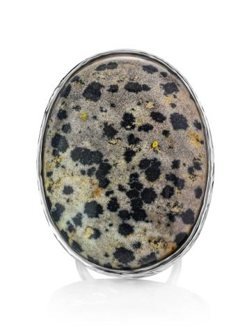 Stunning Speckled Stone Cocktail Ring The Bella Terra, Ring Size: 8 / 18, image , picture 6