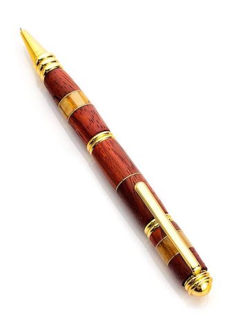 Designer Wooden Ball Pen With Baltic Amber, image , picture 6