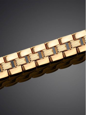 Chunky Golden Link Bracelet, image , picture 2
