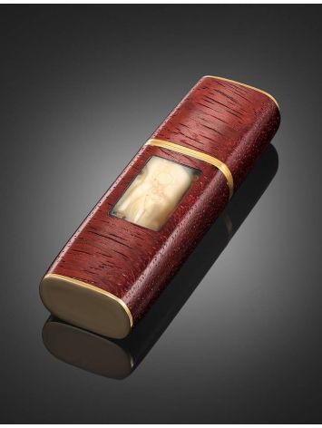 16 Gb Handcrafted Flash Drive With Amber And Padauk Wood The Indonesia, image , picture 2