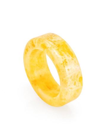Honey Amber Band Ring The Magma, Ring Size: 8.5 / 18.5, image , picture 5