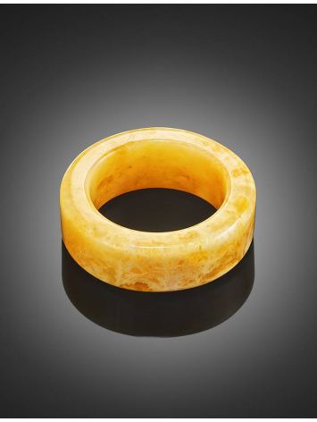 Honey Amber Band Ring The Magma, Ring Size: 8.5 / 18.5, image , picture 2