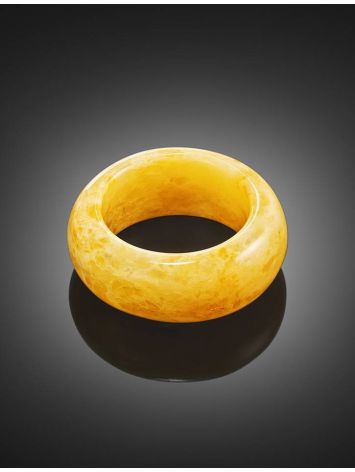 Honey Amber Band Ring The Magma, Ring Size: 9 / 19, image , picture 2
