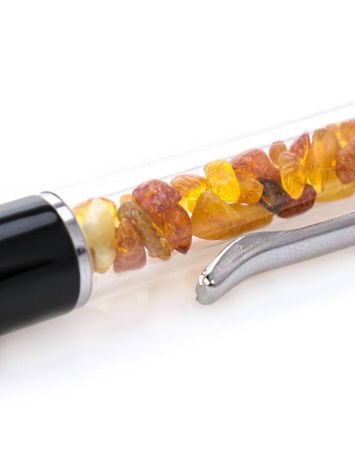 Designer Pen With Natural Amber, image , picture 4