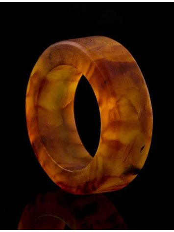 Mat Cognac Amber Band  Ring The Magma, image , picture 2
