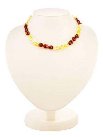 Two-Toned Amber Teething Necklace, image , picture 3
