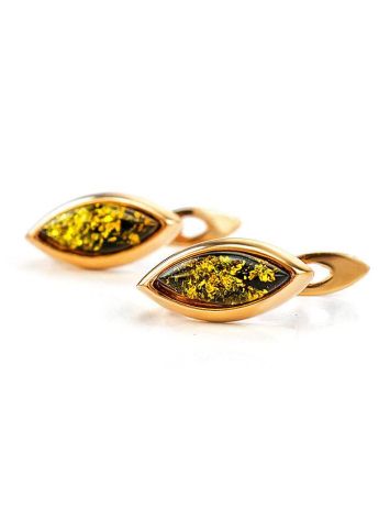 Adorable Golden Earrings With Natural Amber The Andromeda, image , picture 2
