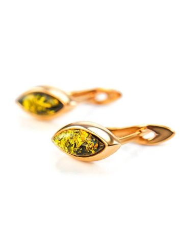 Adorable Golden Earrings With Natural Amber The Andromeda, image , picture 5