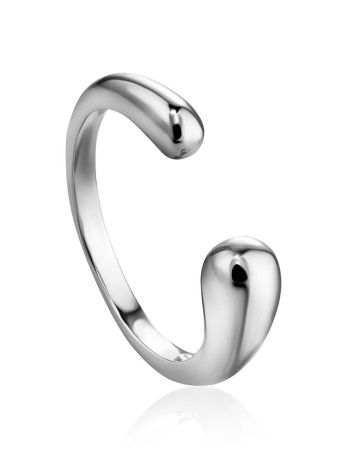 Stunning Sterling Silver Ring The Liquid, Ring Size: Adjustable, image 