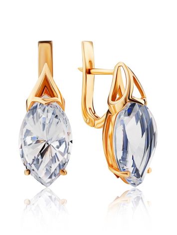 Amazing Gold Topaz Earrings, image 