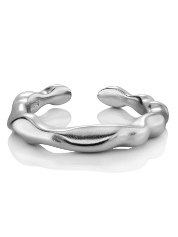 Silver Molten Ring The Liquid, Ring Size: Adjustable, image , picture 3