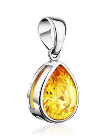 Lustrous Yellow Crystal Pendant, image , picture 4