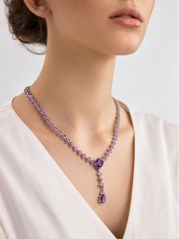 Voluptuous Silver Amethyst Necklace, image , picture 3