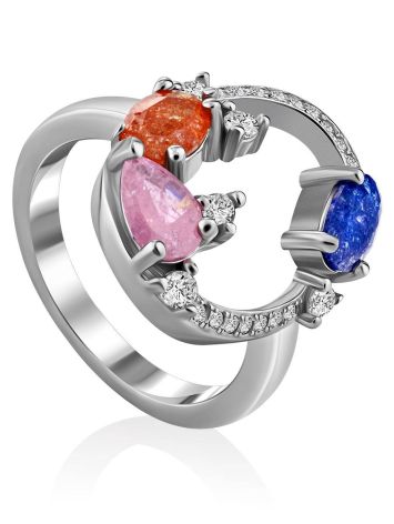Playful Design Sugar Quartz Ring, Ring Size: 6 / 16.5, image 