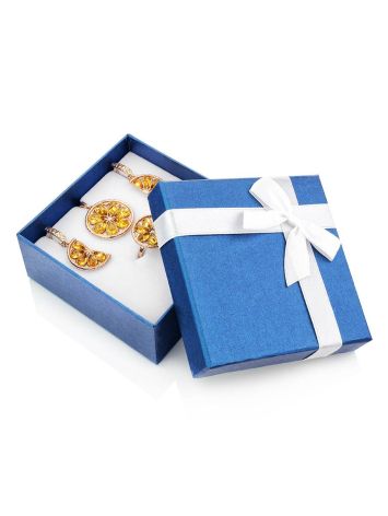Blue Square Gift Box With White Ribbon, image , picture 3