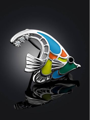 Colorful Enamel Fish Brooch, image , picture 2
