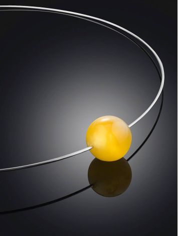 Designer Silver Wire Amber Necklace The Palazzo, image , picture 2