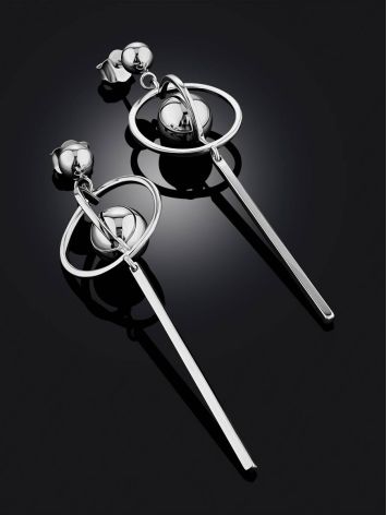 Chic Silver Stud Dangles The ICONIC, image , picture 2