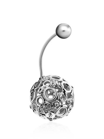 Bubble Motif Sterling Silver Navel Piercing, image , picture 3