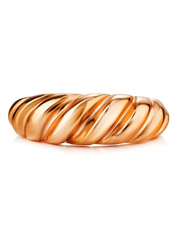 Rose Gold Plated Silver Adjustable Ring The Liquid, Ring Size: Adjustable, image , picture 3