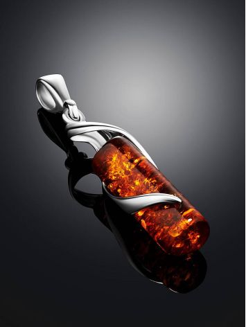 Luminous Cognac Amber Pendant The Scandinavia, image , picture 2