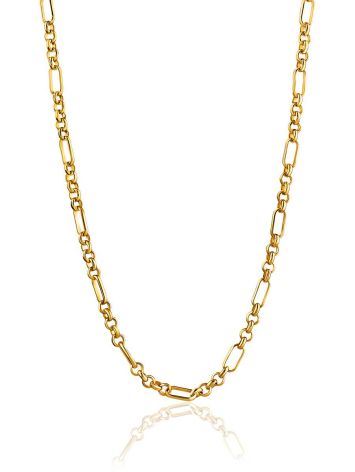 Minimalist Design Gilded Silver Chain Necklace The ICONIC, image 