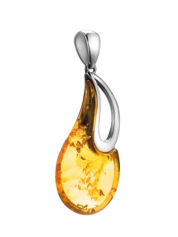 Bright Amber Drop Shaped Pendant The Sunrise, image , picture 4