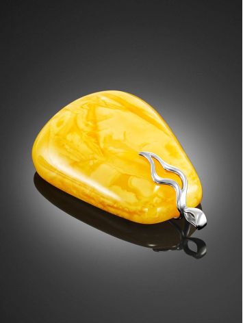 Fabulous Cloudy Amber Pendant, image , picture 2