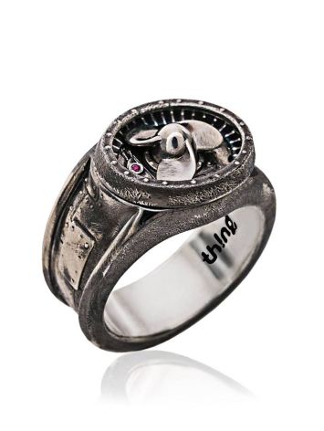 Silver Ring The Submarine, Ring Size: 8 / 18, image 