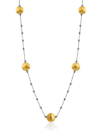 Bicolor Gilded Silver Necklace The Silk, image 