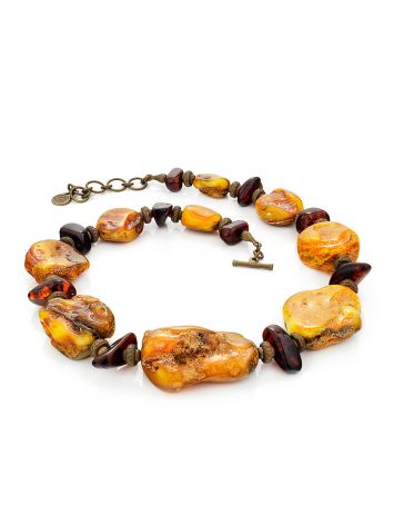 Ethnic Style Natural Amber Necklace, image , picture 3