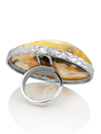 Exclusive Multicolored Amber Cocktail Ring The Bella Terra, Ring Size: Adjustable, image , picture 4