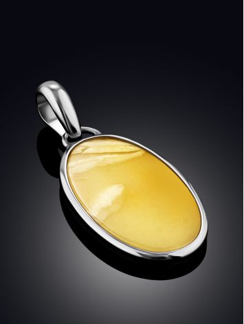 Stylish Silver Amber Pendant The  Palazzo, image , picture 2