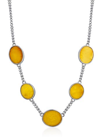 Voluptuous Silver Amber Necklace The Palazzo, image 