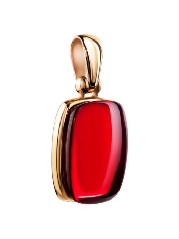 Amber Pendant In Gold The Sangria, image 