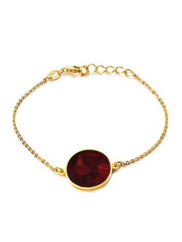 Chain Amber Bracelet In Gold Plated Silver The Monaco, image 