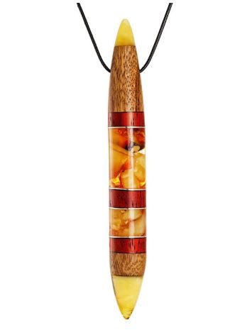 Bar Amber Pendant With Wood The Indonesia, image 