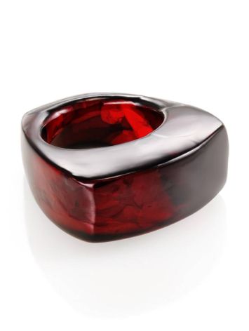 Cherry Amber Cocktail Ring The Magma, image 