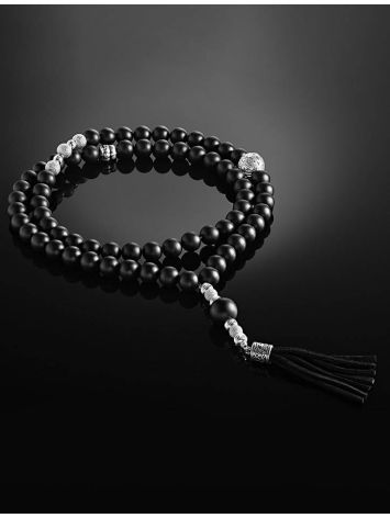 Black Amber Beads With Tassel The Cuba, image , picture 9