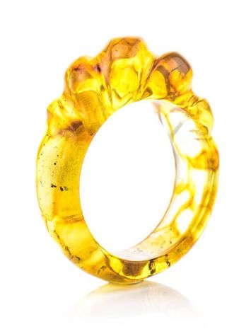Designer Amber Band Ring The Magma, image , picture 4